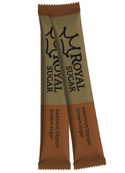 Μερίδες Καστανής Ζάχαρης – Sticks 4gr Royal Sugar